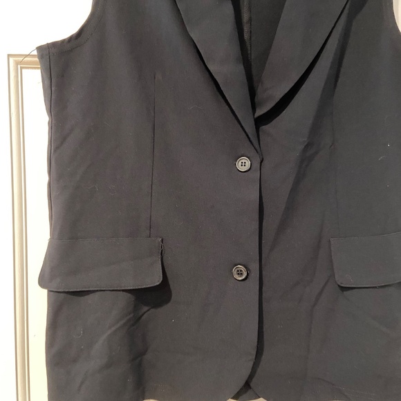 Weissman Mixify Studio Exclusive Black Woven Stretch Suiting Vest – Adult Medium - Picture 9 of 9